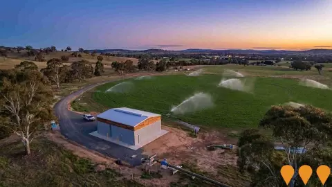 AI impression: Murrumbateman Sewage Treatment Plant - Irrigation Reuse, Environmental & Disaster Management