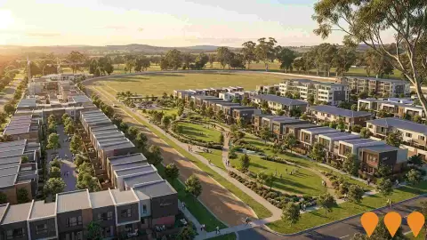AI impression: Trotting Track Candidate Area, Communities, Precincts & Urban Renewal
