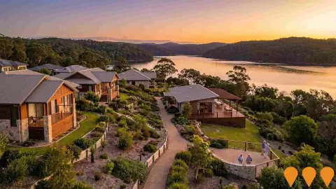 AI impression: Riverbend Bermagui, Residential Development