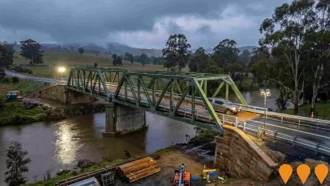 AI impression: McKanes Bridge Upgrade, Transport & Logistics
