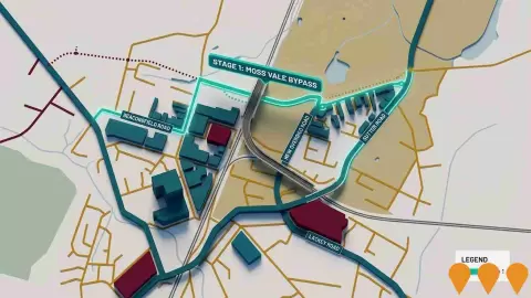 AI impression: Moss Vale Bypass Stage 1, Transport & Logistics