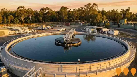 AI impression: North Rockhampton Sewage Treatment Plant UV Disinfection, Environmental & Disaster Management