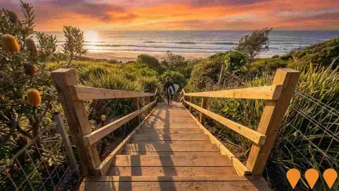 AI impression: Culburra Beach Access Stairs - Penguins Head Road, Sports & Recreation