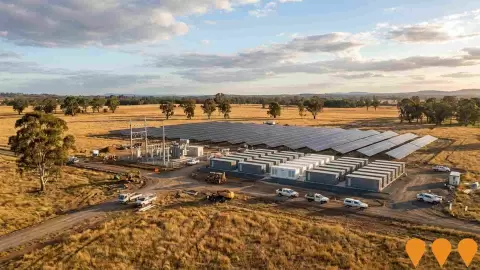 AI impression: Denman Renewable Energy Park, Energy