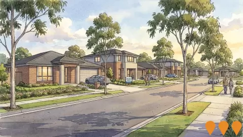 AI impression: Evergreen Spring Farm Masterplanned Community, Residential Development