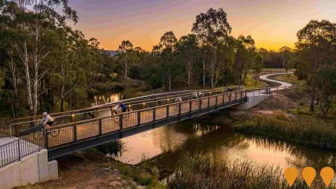 AI impression: Shared Path Bridge Over Rickabys Creek, Sports & Recreation