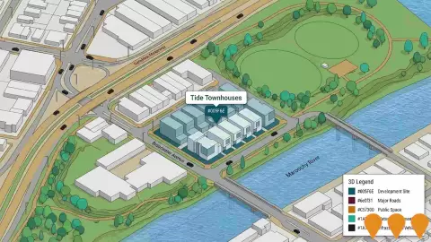 AI impression: Tide Townhouses, Residential Development