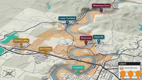 AI impression: Hawkesbury-Nepean Valley Flood Management, Environmental & Disaster Management