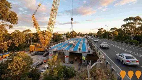 AI impression: Railway Parade Bridge Upgrade, Transport & Logistics