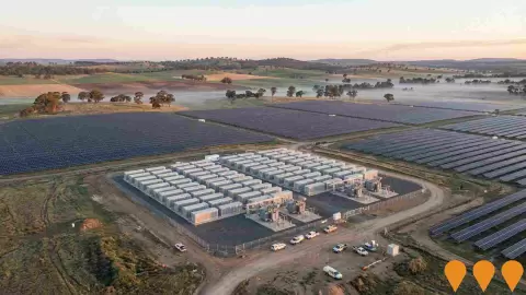 AI impression: Kingswood Battery Energy Storage System, Energy