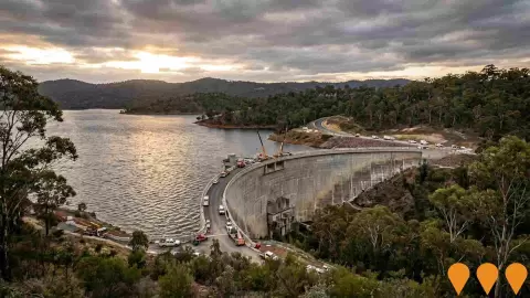 AI impression: AGL Pumped Hydro Projects (Glenbawn and Glennies Creek), Energy
