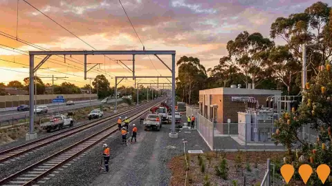 AI impression: Rail Power Supply Upgrade - Revesby Station, Transport & Logistics