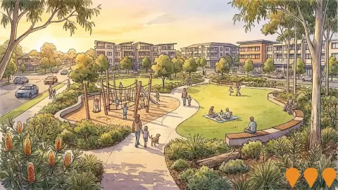 AI impression: Caringbah Town Centre Park, Sports & Recreation