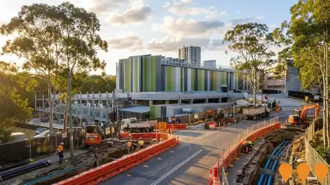 AI impression: Lane Cove West Water Infrastructure and Road Works, Environmental & Disaster Management