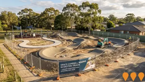 AI impression: Grace Campbell Reserve Scooter Track, Sports & Recreation