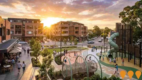 AI impression: Five Dock Car Park Redevelopment, Residential Development