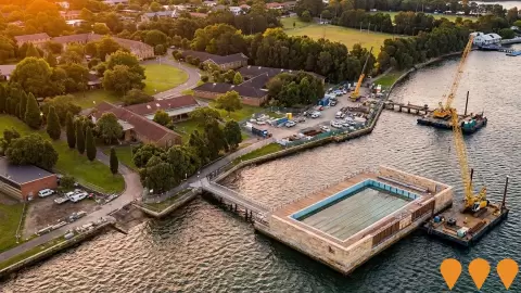 AI impression: Callan Park Tidal Baths, Sports & Recreation