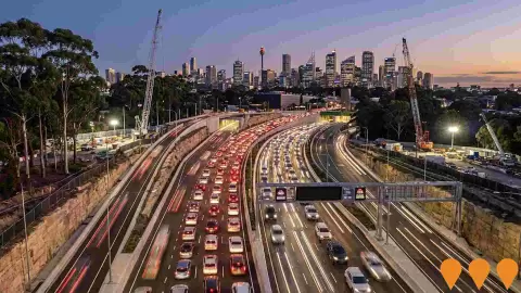 AI impression: Warringah Freeway Upgrade, Transport & Logistics