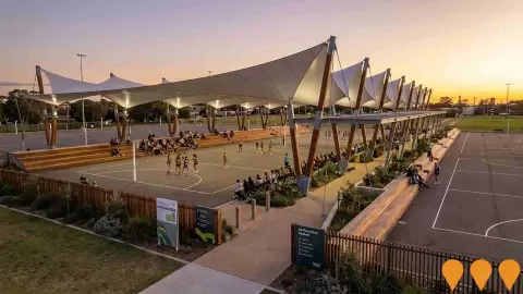 AI impression: Heffron Netball Courts Shade Structure, Sports & Recreation