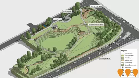 AI impression: Frenchs Forest Park Upgrades, Sports & Recreation
