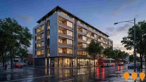 AI impression: Curlewis Street Housing Project, Residential Development