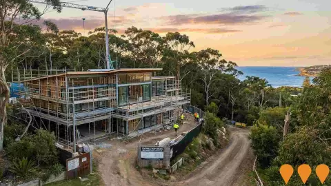 AI impression: 100 Hilltop Road House Construction, Residential Development