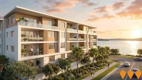 AI impression: Talia on Chambers, Residential Development