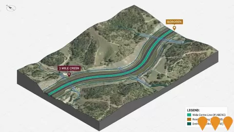 AI impression: Bruce Highway - 3 Mile Creek to Bororen (Bororen), Transport & Logistics