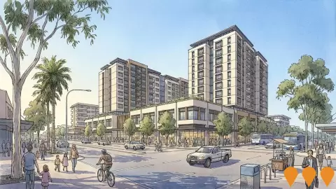 AI impression: El Lago Site Redevelopment, Residential Development