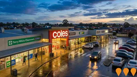 AI impression: Rutherford Shopping Centre, Retail