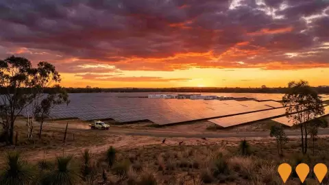 AI impression: Deeargee Solar And Battery Project, Energy