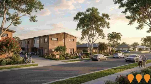 AI impression: Hume Housing Raymond Terrace Social Housing Project, Residential Development