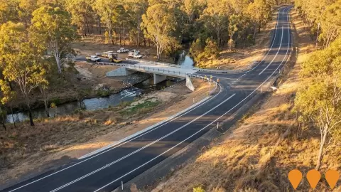 AI impression: Monto-Mount Perry Road progressive sealing, Transport & Logistics