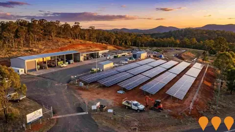 AI impression: Mount Perry Waste Facility Solar Upgrade Project, Energy