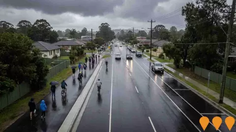 AI impression: Woodford Street, Minmi - Road Infrastructure Improvements, Transport & Logistics