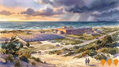 AI impression: Belmont Desalination Plant, Energy