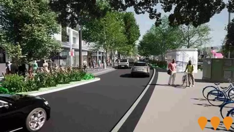 AI impression: East End Village - Hunter Street Revitalisation, Communities, Precincts & Urban Renewal