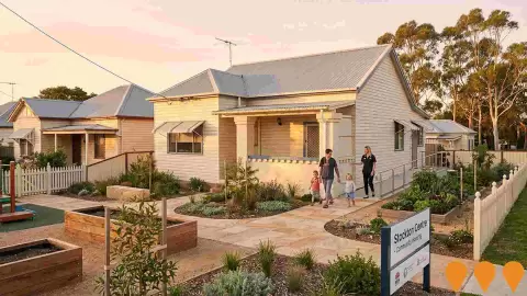 AI impression: Stockton Centre Repurposing, Residential Development