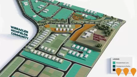 AI impression: Wirraglen Highfields, Communities, Precincts & Urban Renewal