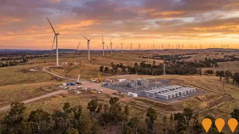 AI impression: Doughboy Wind Farm, Energy