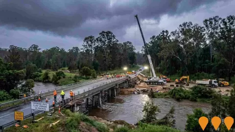 AI impression: Duckpond Road Flood Upgrade, Environmental & Disaster Management