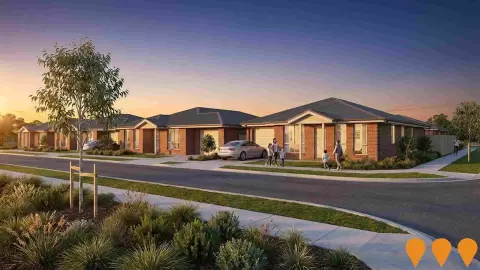AI impression: West Kempsey Social and Affordable Housing, Residential Development