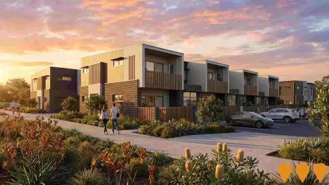 AI impression: Riverview Townhomes and Apartments, Residential Development