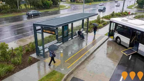 AI impression: Bundamba Bus Stop Accessibility Upgrades, Transport & Logistics