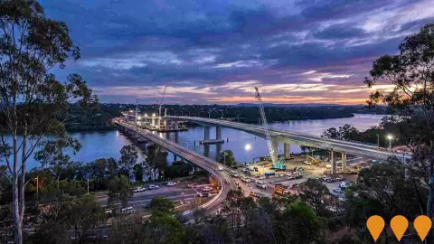 AI impression: Centenary Bridge Upgrade, Transport & Logistics