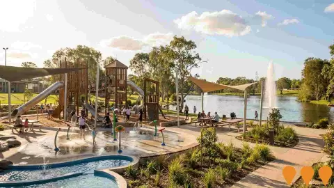AI impression: Centenary Lakes Regional Playground, Sports & Recreation