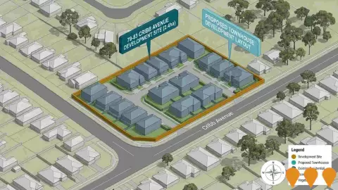 AI impression: 79-83 Cribb Avenue Townhouse Development, Residential Development