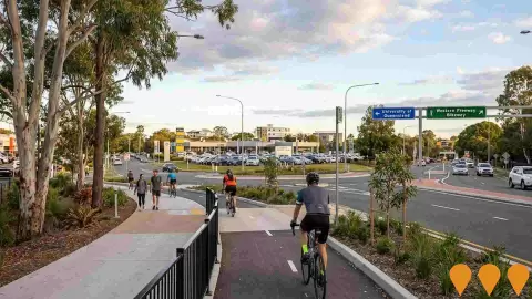 AI impression: Indooroopilly Bikeway, Sports & Recreation