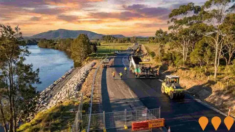AI impression: South West Rocks Road Upgrade, Transport & Logistics