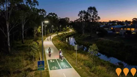 AI impression: Kedron Brook Bikeway Lighting Project, Sports & Recreation